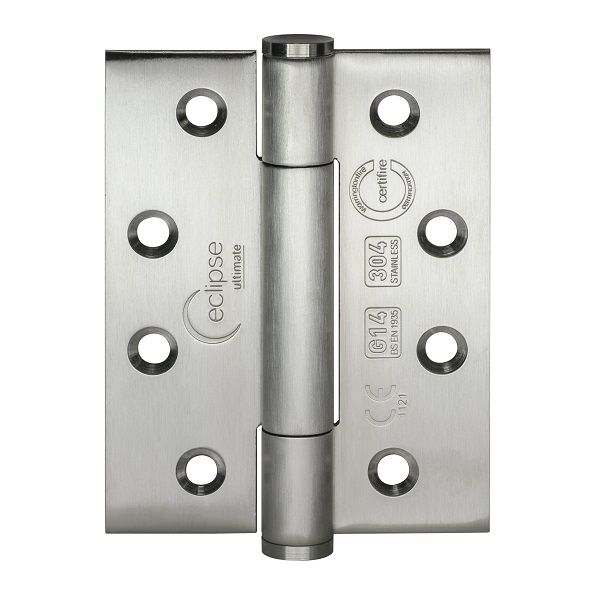 Grade 14 Concealed Ball Bearing Butt Hinge - CE / UKCA Marked - Fire Rated - 160kg Max Load Bearing